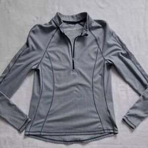 Avalanche Blue-Gray Half-Zip Hoodie